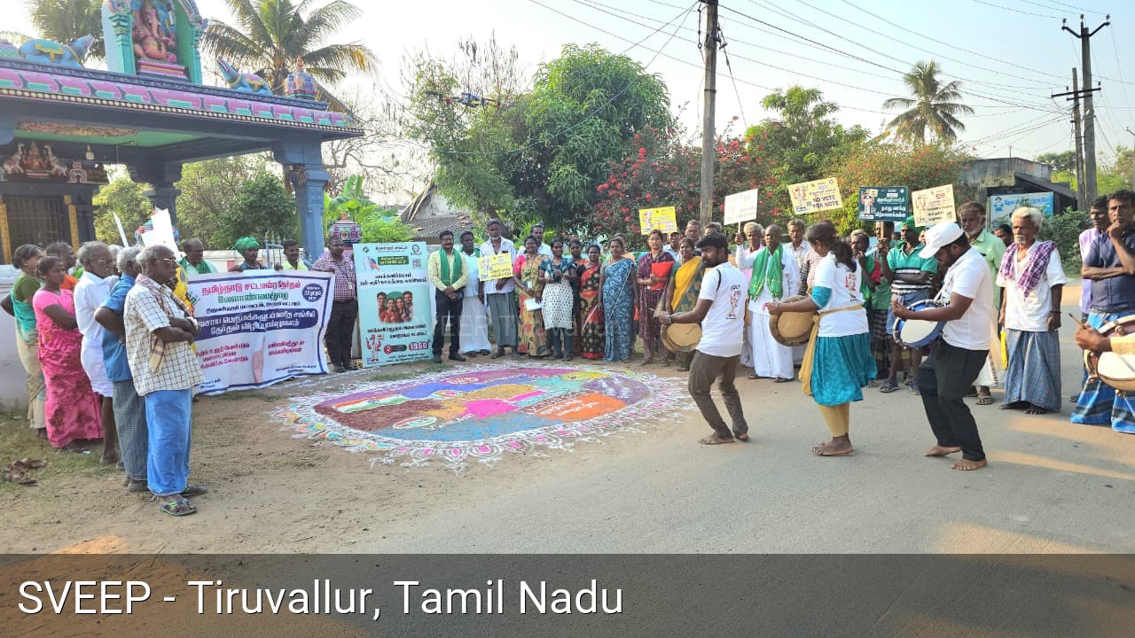 Human Chain for Voting Awareness