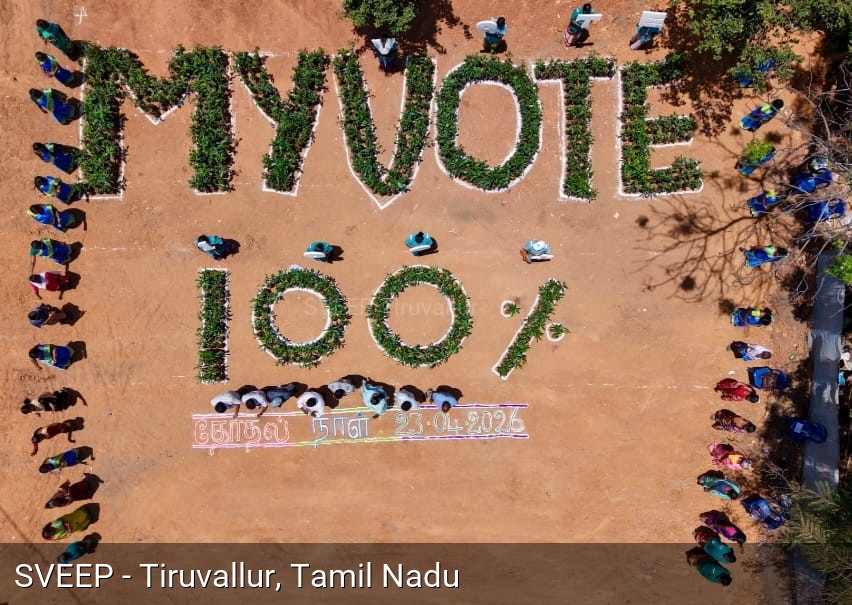 Human Chain for Voting Awareness