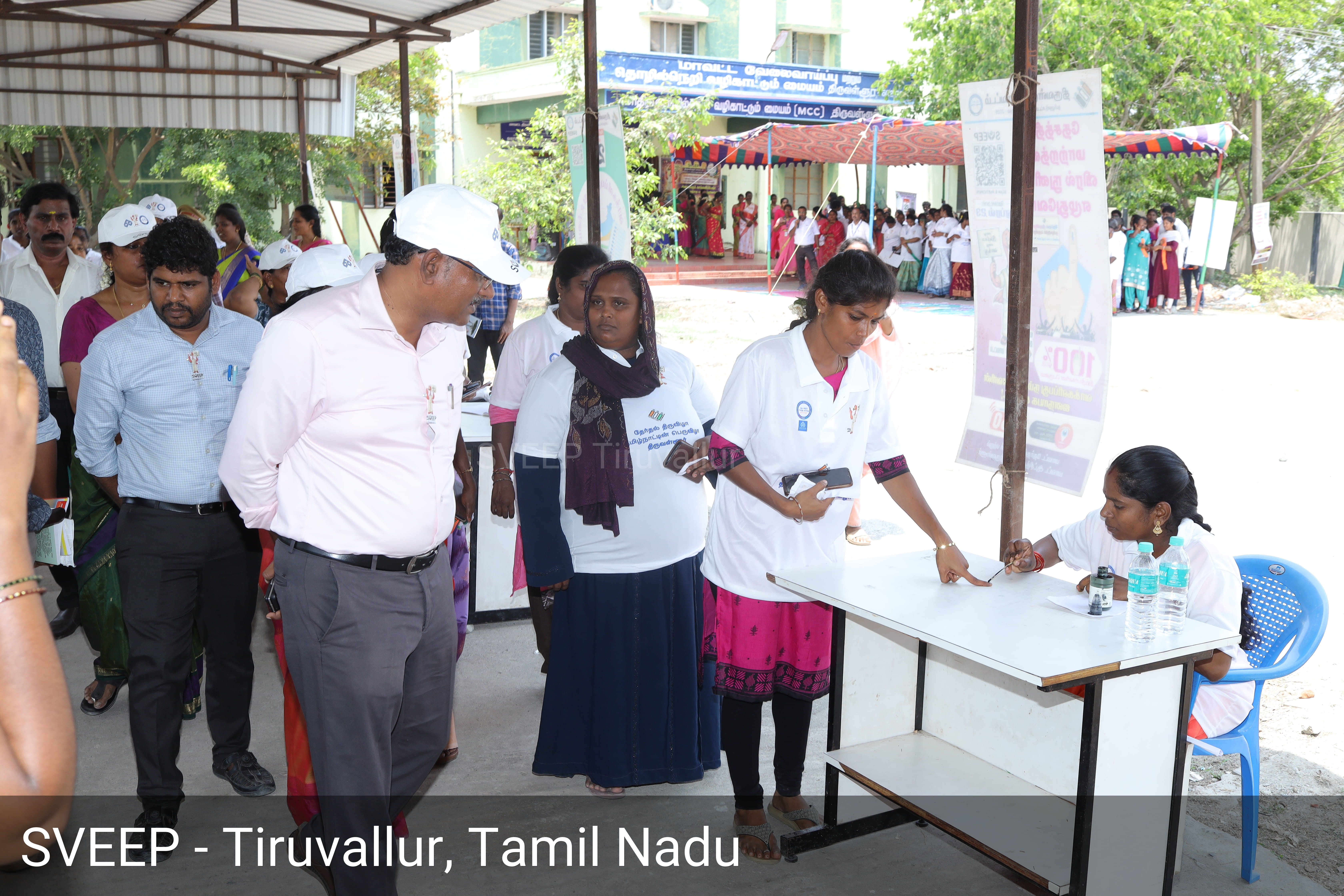 Mock Poll Demonstration (EVM & VVPAT Awareness)